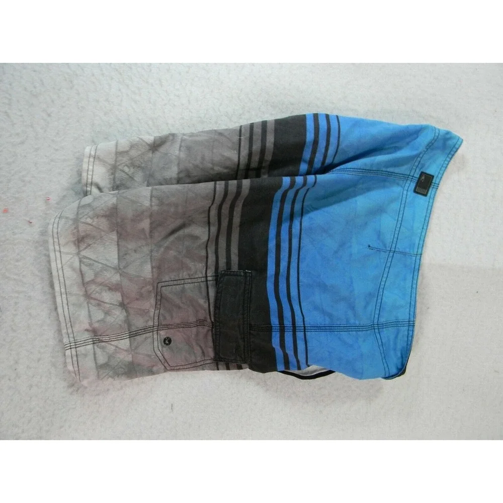 O'Neill Board Shorts Swim Trunks Mens 29 x 11 Blue Microfiber Cargo Pocket